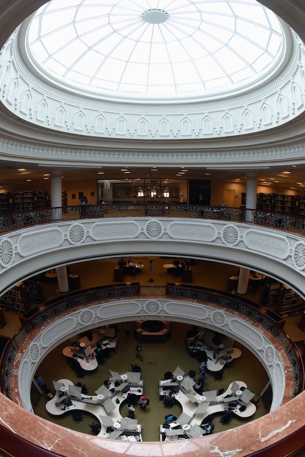 AUS library dome interior